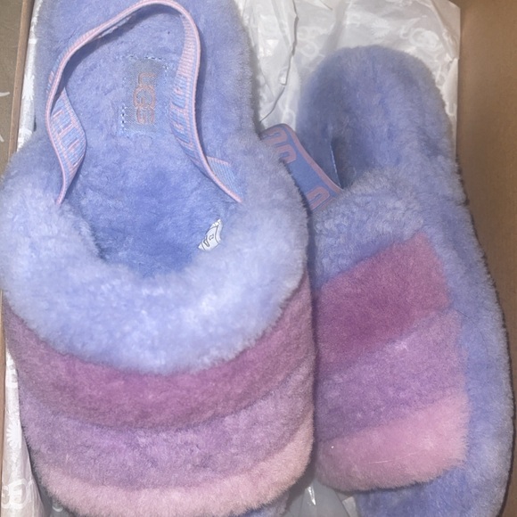 Ugg slides purple multi color - Picture 3 of 4